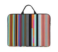 Housse pour ordinateur portable à lignes verticales irrégulières (41,9 x 31 cm) - Compatible avec les ordinateurs portables de 14 pouces pour un rangement facile