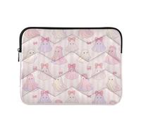 Housse pour ordinateur portable absorbant les chocs avec accès pratique à | Rembourrage intérieur doux et moelleux - Style simple et généreux - Fermeture éclair lisse - Pour ordinateur portable - Joli