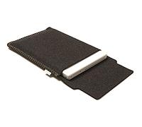 Housse pour ordinateur portable Apple Anthracite chiné/// Feutrine de laine épaisse de 3 mm / // cousue à la main avec une couture de chaîne attrayante / // tous les modèles d'ordinateurs portables actuels de Apple etc. (13" ""Retina", gris anthracite)