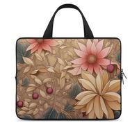 Housse pour ordinateur portable Art Style Fleurs Ultra-mince Imperméable Sac pour ordinateur portable Sac de protection portable avec dragonne, Style :, 12inch