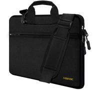 Housse pour Ordinateur Portable avec Sangle, 13-13,5 Pouce Sacs à Bandoulière pour 13"-14" MacBook Air/Pro, Surface Pro 9/8/7/X/6/5/4/3 (Intérieur: 34,5 x 25 x 3cm) -B02K01