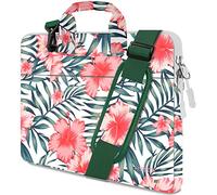 Housse pour Ordinateur Portable avec Sangle, 17 17,3 Pouce Sacs à Bandoulière TSA Sac de Transport PC Compatible avec HP, Dell, Lenovo et Asus -W02D01