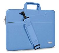 Housse pour Ordinateur Portable avec Sangle, 17 17,3 Pouce Sacs à Bandoulière TSA Sac de Transport PC Compatible avec HP, Dell, Lenovo et Asus -L02B01