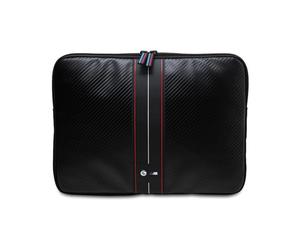 Housse pour ordinateur portable BMW Carbon Red Stripes Noir - 15/16 pouces