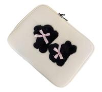 Housse pour Ordinateur Portable Bowknot Lapins de Rangement pour Ordinateur Portable Organisateurs de tablettes à la Mode Transporteurs d ' Ordinateurs Portables de Protection École Bureau Pochette