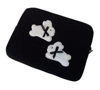 Housse pour Ordinateur Portable Bowknot Lapins de Rangement pour Ordinateur Portable Organisateurs de tablettes à la Mode Transporteurs d ' Ordinateurs Portables de Protection École Bureau Pochette