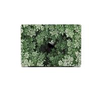 Housse pour Ordinateur Portable Compatible avec MacBook Air 2025/2024/2023/2022, 13/14/15/16 Pouces, Motif Floral(Green,A3113)