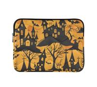 Housse pour ordinateur portable de 13 à 14 pouces - Housse de protection pour ordinateur portable de 13 à 14" - Contes photo de la crypte Hallowen pour voyage de travail funda para computadora