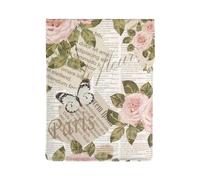 Housse pour ordinateur portable de 13 pouces avec motif bateau à voile blanc au coucher du soleil, housse fine en cuir résistant aux chocs pour ordinateur portable pour bureau, école, voyage, Roses de