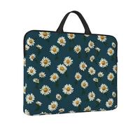 Housse pour ordinateur portable de 14" - Sac fourre-tout résistant aux chocs - Petite marguerite