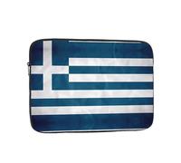 Housse pour ordinateur portable de 15 pouces avec drapeau grec imprimé, convient pour ordinateurs portables et tablettes