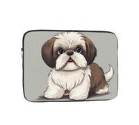 Housse pour ordinateur portable de 15 pouces - Étanche et résistante aux chocs - Pour ordinateur portable Shih Tzu