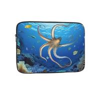 Housse pour ordinateur portable de 15 pouces, imperméable, résistante aux chocs, housse de transport légère pour ordinateur portable de biologie marine
