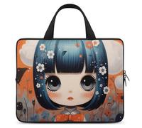 Housse pour ordinateur portable de 15 pouces ultra fine et imperméable avec dragonne Motif dessins animés