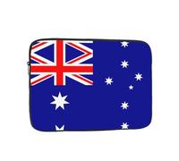 Housse pour ordinateur portable de 17 pouces avec motif drapeau australien, convient pour les trajets et les voyages.