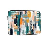 Housse pour ordinateur portable de 25,4 cm, motif aquarelle abstraite, pour homme et femme, résistante à l'eau, résistante aux chocs