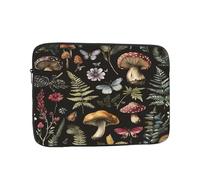 Housse pour ordinateur portable de 25,4 cm, motif champignon et papillon, sac pour ordinateur portable de 10 pouces, sac de transport résistant aux chocs pour ordinateur portable