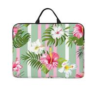 Housse pour ordinateur portable de 35,6 cm, motif feuilles de lame, pour homme et femme, résistante à l'eau, résistante aux chocs