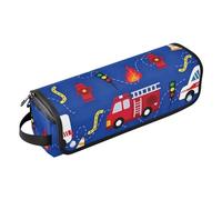 Housse pour ordinateur portable et tapis résistant à la chaleur 13" 14" Motif pompier double couche