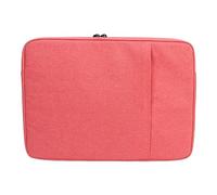 Housse pour Ordinateur Portable, Étui Protecteur en Tissu Oxford, Taille 14.1-15.4 Pouces - Protection Antichoc, Fermeture à Double Zip, Usage Quotidien (Rose)