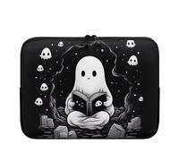 Housse pour Ordinateur Portable Ghost 12 Pouces, Mignonne et élégante.