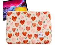 Housse pour ordinateur portable | Housse de protection pour ordinateur portable, organiseur multifonction 35,5 cm, imprimé floral, sac pour femme, fille, usage intérieur, extérieur et transport