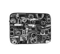 Housse pour ordinateur portable imprimée coucher de soleil pour homme et femme, résistante aux chocs, pour voyage, bureau, école, Retro Cool Camera Collection, 12 inch