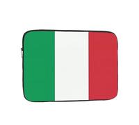 Housse pour ordinateur portable imprimée drapeau de l'Italie, sac d'ordinateur de 17", convient pour le bureau, les voyages, les déplacements et les voyages d'affaires.