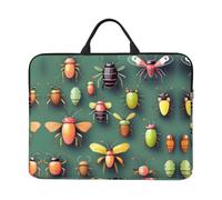 Housse pour ordinateur portable Insect Atlas (16,5 x 12,2") - Compatible avec les ordinateurs portables de 14" pour un rangement facile