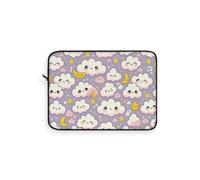 Housse pour ordinateur portable Kawaii Lune et Nuages mignons pour ordinateur portable, protection souple pour ordinateur portable, motif Kawaii, multicolore, 30 cm, Générique