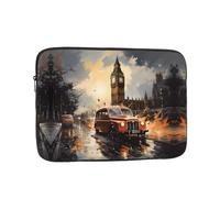 Housse pour ordinateur portable London Color Taxi de 15", convient pour le travail, les loisirs ou l'école
