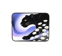 Housse pour ordinateur portable Motif animaux et marguerites 12"