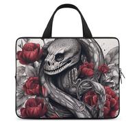 Housse pour ordinateur portable - Motif animaux sur fleurs - Ultra-fine - Étanche - Avec dragonne, Style :, 12inch