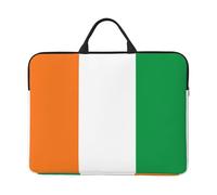 Housse pour ordinateur portable motif drapeau de la Côte d'Ivoire (16,5 x 12,2"), coque de protection anti-collision, design portable