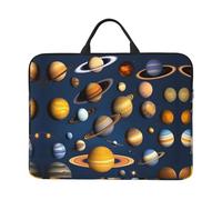 Housse pour ordinateur portable Motif planètes du système solaire 41,9 x 31 cm Double usage professionnel et décontracté Convient à certains ordinateurs portables