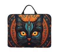 Housse pour ordinateur portable Motif tête de chat à gros visages 41,9 x 31 cm Convient pour les voyages quotidiens, le tourisme, les voyages d'affaires, les déplacements, etc.