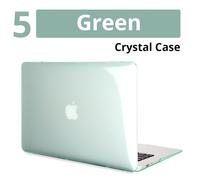 Housse pour ordinateur portable pour Apple Macbook Touch Bar ID, étui pour Mac book Air Pro Retina et Air Pro, 2020 - For Pro DVD ROM 13 A1278 - Vert cristal Vert