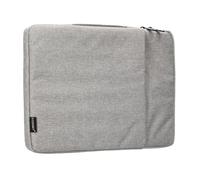 Housse pour Ordinateur Portable Q-connect 13,3/' avec poignée et 1 Poche extérieure avec Fermeture éclair, Couleur Grise, 350 x 250 x 25 mm