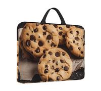 Housse pour ordinateur portable - Résistante à l'eau - Avec poignée - Motif pépites de chocolat