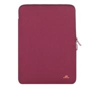 Housse pour Ordinateur Portable - RIVACASE - 13-14 pouces - Néoprène - Rouge - Ultralégère