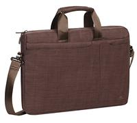 Rivacase Sacoche pour ordinateur portable 8335 15,6" polyester zippée bandoulière amovible marron