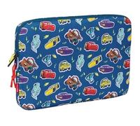 Safta Housse pour ordinateur portable CARS RACING 15,6" Bleu marine M 39,5x3,5x27,5 cm