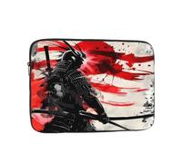 Housse pour ordinateur portable Samurai du Japon de 13 pouces pour homme et femme, résistante à l'eau, résistante aux chocs