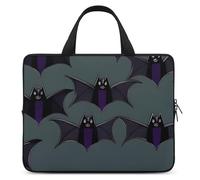 Housse pour ordinateur portable ultra fine, légère et imperméable à l'eau Motif chauve-souris 17 pouces Sac de protection portable pour ordinateur portable, Style :, 13inch