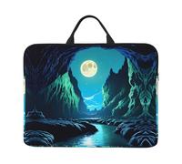 Housse pour ordinateur portable Water Moon Cave (16,5 x 12,2") - Compatible avec les ordinateurs portables de 14" pour un rangement facile