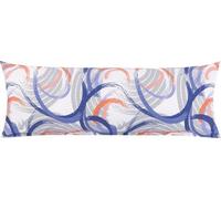 HOUSSE pour oreiller de relaxation KREP - 55x180 cm - Bleu,Rose,Gris