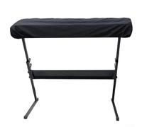 Housse pour orgue électronique pour claviers 61 et 88 touches - Housse de protection complète en élasthanne extensible avec cordon de verrouillage étanche lavable en machine Noir (98 x 42 x 19 cm)