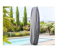 Housse Pour Parasol Décentré L Gris Hambo - 70 X 40 X 257 Cm - Hespéride Multicolore