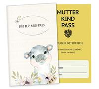 Housse pour passeport de maternité - 3 pièces - Idée cadeau - Personnalisable