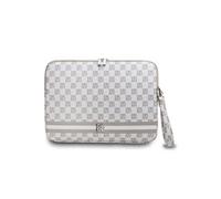 Housse PC - DKNY - Élégante - Beige - Motifs à Carreaux et Rayures - 13/14 pouces